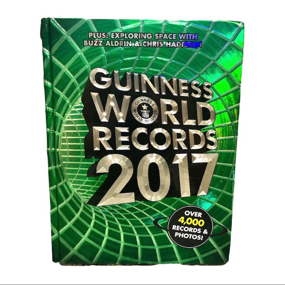 2017 Guinness Book Of World Records Hard Back Book